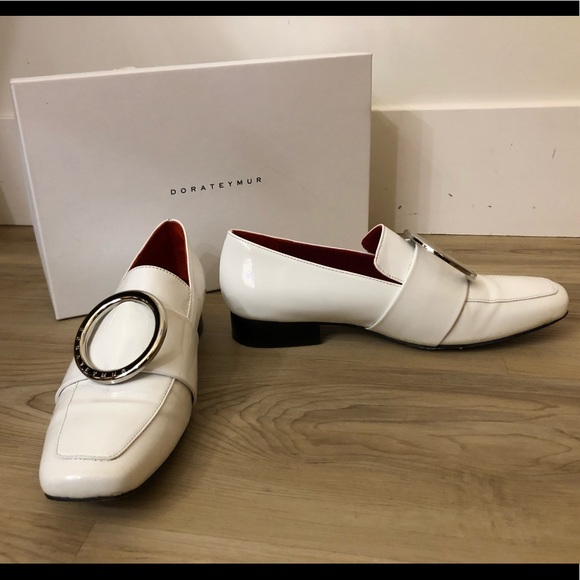 Dorateymur Shoes - Dorateymur Harput White Patent Loafer